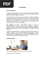 Lectura Ser Emprendedor