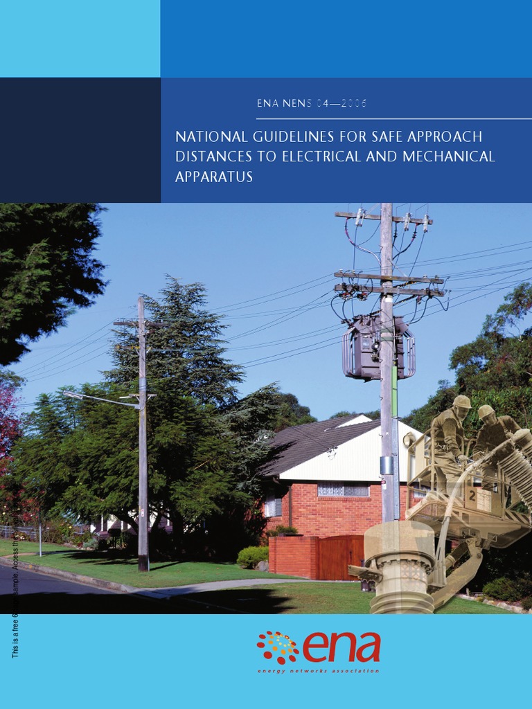 G06 Ena Nens 04 Safe Approach Distances To Electrical Apparatus Solo