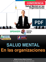 04 Salud Mental en las Organizaciones  - Rafael Mejia 2018