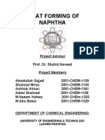 Platfroming of Naphtha Project