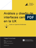 Análisis y Diseño de Interfaces Centrado en La UX PDF