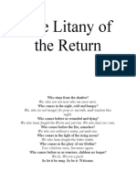 The Litany of The Return
