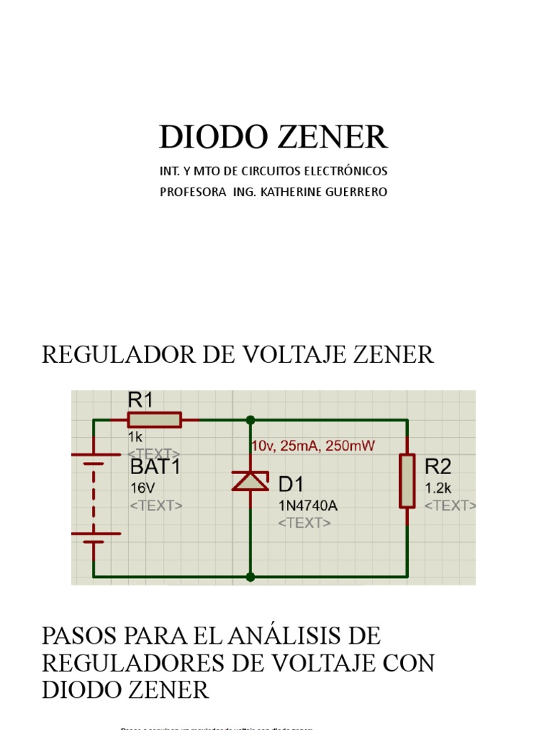 Diodo Zener | PDF