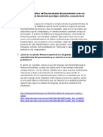 Explique La Metáfora Del Funcionamiento Del Pensamiento Como Un Computador o El Denominado Paradigma Simbólico