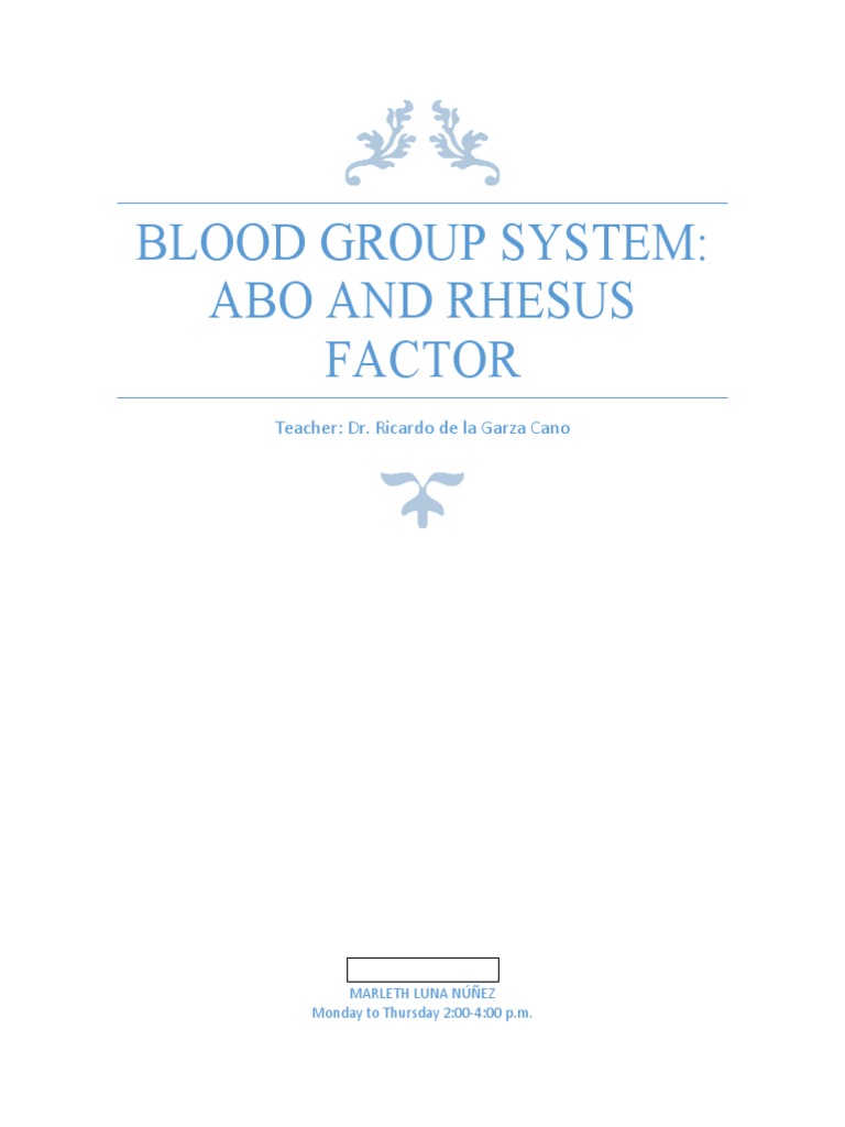 Understanding Blood Groups and Bombay Type | PDF | Blood Type | Pathology