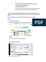 Actividades - Reporte - Lecturas