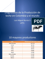 Diagnostico de la Producción de leche en Colombia