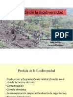 Perdida de La Biodiversidad PDF