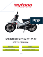 Service Manual of EURO4 SPRINTER125 EFI & DY125 EFI - Daytona PDF