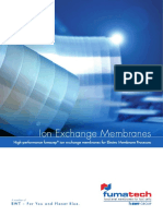 High-Performance Fumasep Ion Exchange Membranes For Electro Membrane Processes