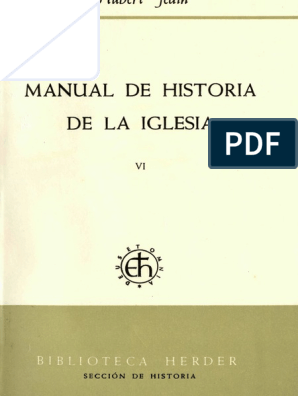 Dirigir Humo Aprovechar Jedin, Hubert - Manual de Historia de La Iglesia 06-01 | PDF | Iglesia  Católica | Era de iluminacion
