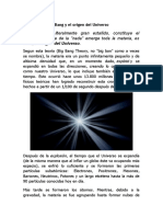 La Teoria Del Big Bang y El Origen Del Universo