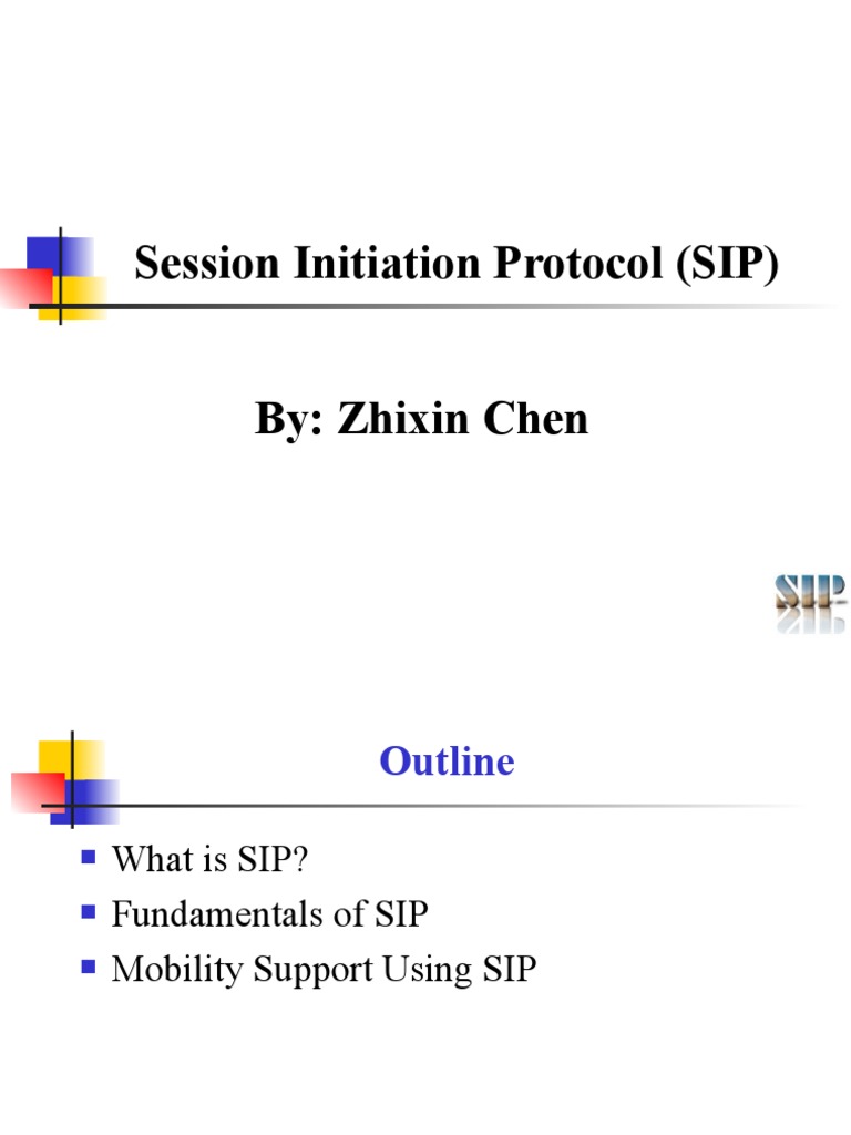 Session Initiation Protocol (SIP) | PDF | Session Initiation Protocol ...