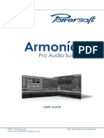 User Guide: Keep This Manual For Future Reference © 2012 - 2013 Powersoft Powersoft - ARMONIA240 - Uguide - en - v1.3