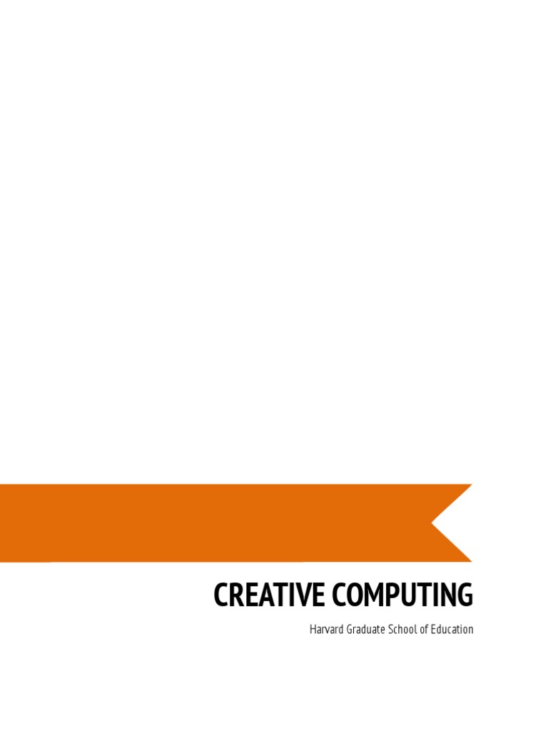 Creative Computing Guide for Scratch Users | PDF | Scratch (Programming ...