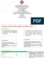 ACV Isquemico en Adultos Jovenes