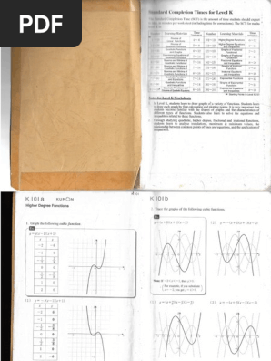KUMON 数学K（後半）101〜200 Kumon Solution Book Part 2 | PDF