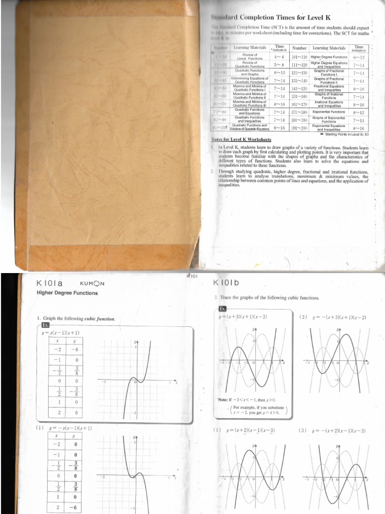 KUMON 数学K（後半）101〜200 Kumon Solution Book Part 2 | PDF