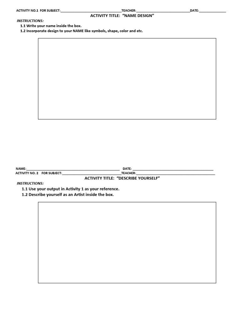Cultivating Filipino Identity Activities | PDF | Communication | Cognition