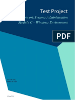 Test Project: IT Network Systems Administration Module C - Windows Environment