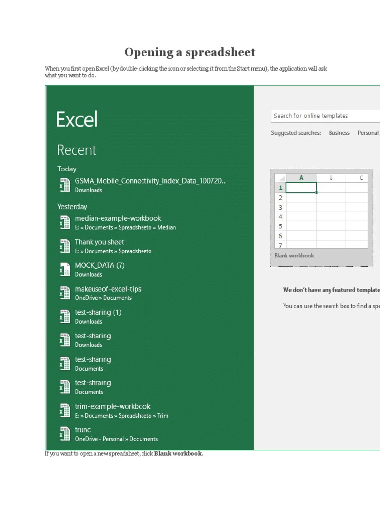 Exceell For Dummies PDF Microsoft Excel Spreadsheet