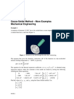 Gauss-Seidel Method - More Examples Mechanical Engineering: Example 1