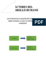 Diapositivas FACTORES DEL DESARROLLO HUMANO