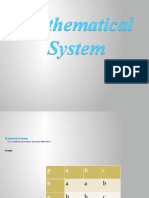 Mathematical Systems and Modular Arithmetic