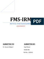FMS-IRM: SBI & UTI Mutual Fund Case Studies