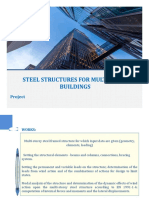 Steel Structures For Multistory Buildings: Project