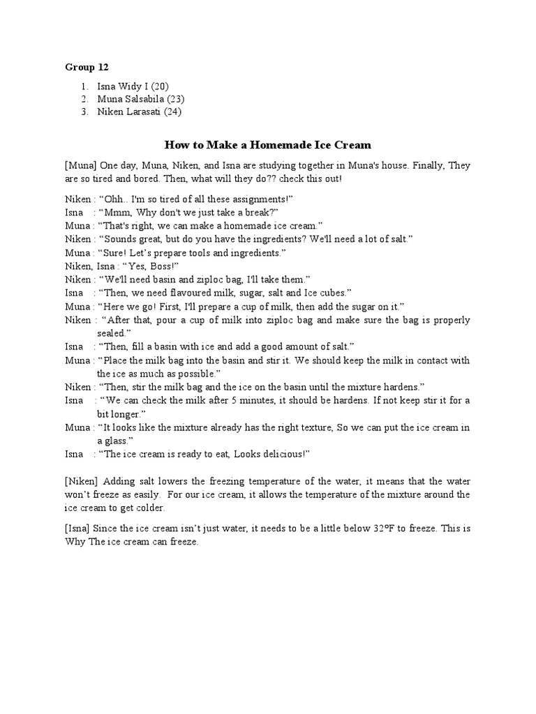 How To Make Ice Cream PDF