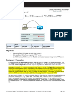 Lab 8.4.3b Managing Cisco IOS Images With ROMMON and TFTP: Objectives