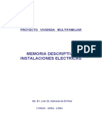 MEMORIA  EDIFICIO  ( INSTALACIONES ELECTRICAS )