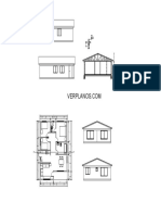 Plano Casa 8x10 3d 2b 1p Verplanos - Com 0022