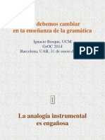 Bosque-2014-Qué Debemos Cambiar en La Enseñanza de La Gramática PDF