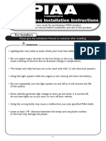 Wiring Harness Installation Instructions: For Installers