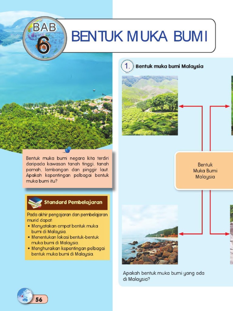 Buku Teks Geografi Ting 1 Bab 6 Bentuk Muka Bumi Pdf