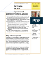 O&M Guidelines for Wastewater Systems