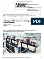 Telangana_ STP must for buildings over 10,000 square metres