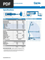 Z - 60/34 Specifications: Self-Propelled Articulating Booms