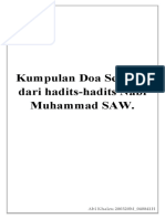 Kumpulan Doa Selamat Dari Hadits Nabi SAW - Abi KHaizu 2020 PDF