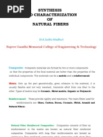 Synthesis and Characterization OF Natural Fibers: Rajeev Gandhi Memorial College of Engineering & Technology