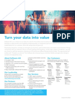 Turn Your Data Into Value: About Software AG Our Customers