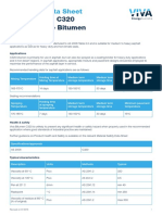 Viva Bitumen C320 Paving Grade Bitumen: Technical Data Sheet