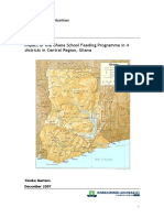 Impact of Ghana School Feeding on Nutrition, Enrollment and Local Foods