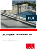 ACO Balcony and Terrace Stainless Steel Drainage Catalogue 2018 01