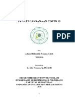 Referat - Penatalaksanaan COVID-19 - Ridhoullah (702019036)