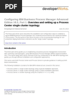 Configuring IBM Business Process Manager Advanced Edition V8.5, Part 1