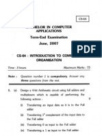 Bachelor in Computer Applications Term-End F.xamination June, 2OO7