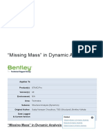 "Missing Mass" in Dynamic Analysis